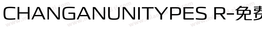 CHANGANUNITYPES R字体转换